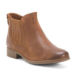 COBB HILL ROCKPORT Leather Crosbie Panel Comfort Boots